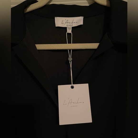 L’Acadamie midi long sleeve black dress - Picture 5 of 8